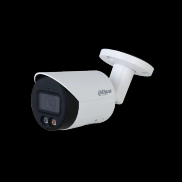 DAHUA  IPC-HFW2249S-S-IL,  2Mpix, Full Color, 3,6mm Lens,H265+, 30Mt Gece Görüşü, IP67, Dahili Mikrofon, PoE Bullet IP K ürün görseli 1