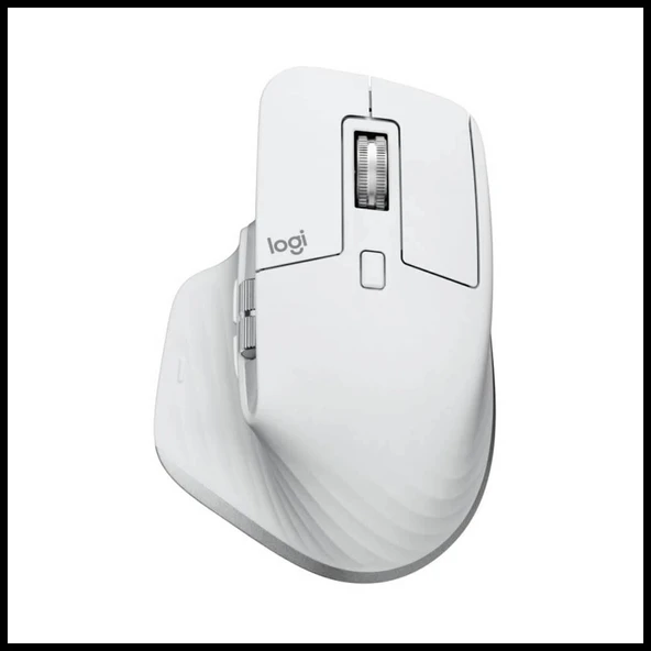 LOGITECH 910-006560, MX MASTER 3S, Beyaz, Bluetooth, 8000dpi, Lazer, 7 Tuşlu, USB-C den şarj edilebilir, Mouse ürün görseli 1