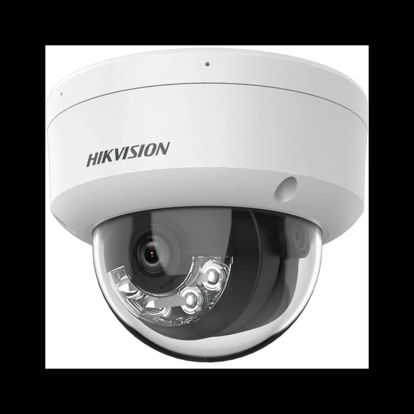HIKVISION DS-2CD1121G2-LIUF 2Mpix, 2,8mm Lens, H265+, Hybrid Light,  20Mt Gece Görüşü, PoE, Mikrofonlu Dome IP Kamera ürün görseli 1
