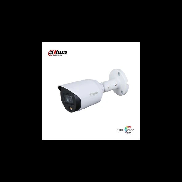 DAHUA HAC-HFW1209C-LED-0360B, 2Mpix, 3.6mm Lens, 20 Mt Gece Görüşü, Full Color, 4 IN 1, IP67, Bullet Kamera ürün görseli 1