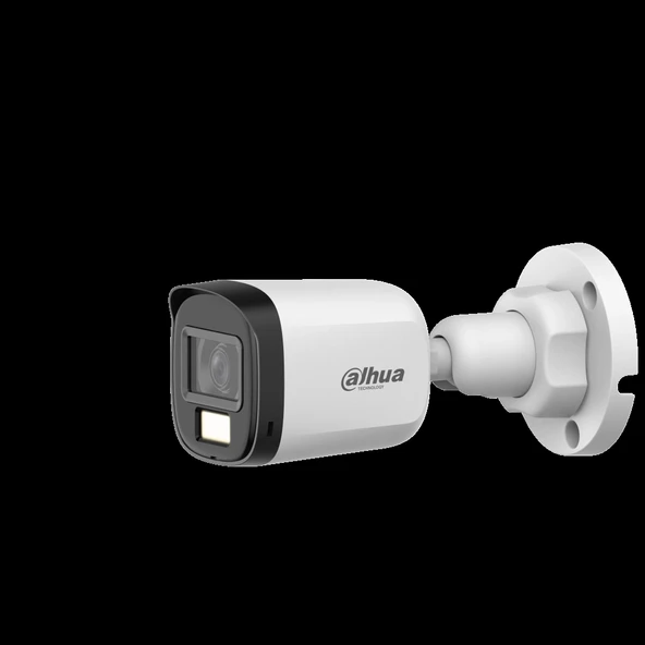 DAHUA HAC-B1A21P-U-IL-A-0360B, 2Mpix, 3.6mm Lens, 25 Mt Gece Görüşü, Smart Dual Light, Dahili Mikrofon, Bullet Kamera ürün görseli 1