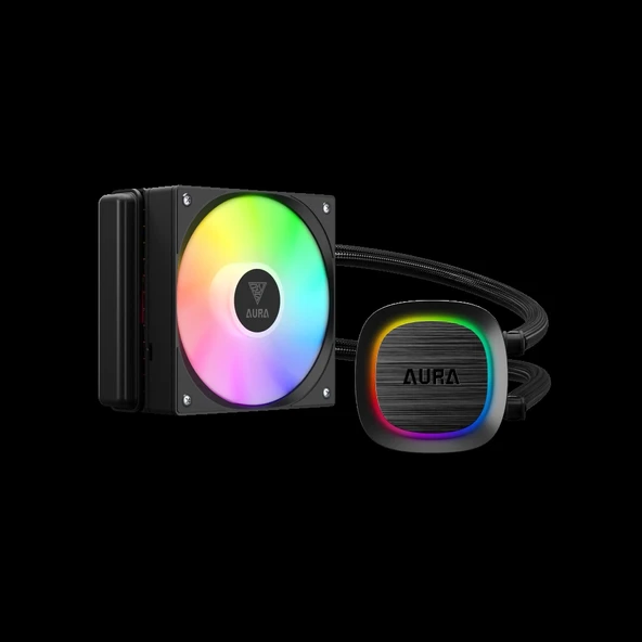 GAMDIAS AURA GL120 V2, 120mm, RGB, 1 Fanlı, CPU Sıvı Soğutma ürün görseli 1