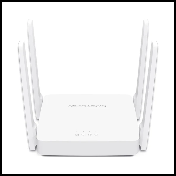 MERCUSYS AC10, AC1200, 3Port, 1200Mbps, DualBand, Masaüstü, Megabit, Router ürün görseli 1