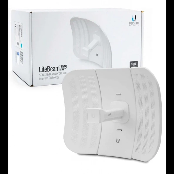 UBIQUITI LBE-M5-23,  LiteBeam, 5Ghz, 100Mbps, 23dBi Anten, 5Km Menzil CPE ürün görseli 1