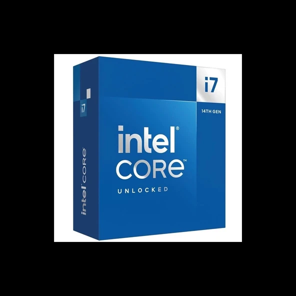 INTEL i7-14700K 20 Core, 3.40Ghz, 33Mb, 253W, LGA1700, 14.Nesil, BOX, (Dahili Grafik VAR, Fan YOK) ürün görseli 1