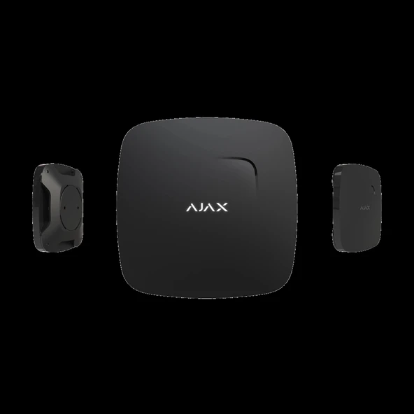 AJAX  Fire Protect, Kablosuz, Isı ve Duman Dedektörü, SİYAH ürün görseli 1
