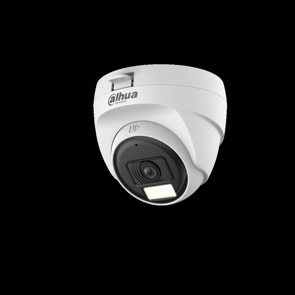 DAHUA HAC-T1A21P-U-IL-0280B, 2Mpix, 2.8mm Lens, 25 Mt Gece Görüşü, Smart Dual Light, Dome Kamera ürün görseli 1