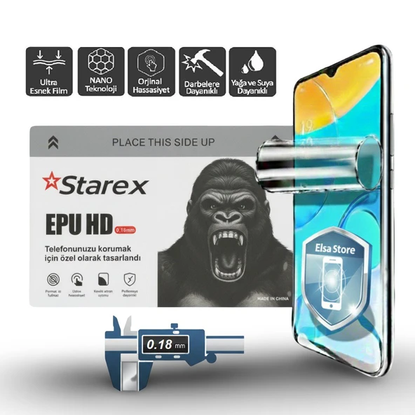 Samsung Galaxy S24 PLUS Uyumlu Nano Ekran Koruyucu Ultra İnce EPU - 0.18 mm HD STAREX ürün görseli 1