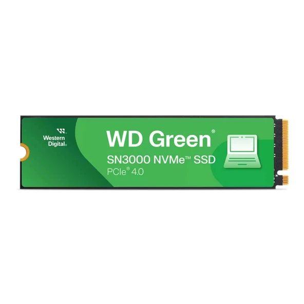 WD Green SN3000, WDS100T4G0E, 1TB, 5000/4200, Gen4, NVMe PCIe M.2 2280, SSD ürün görseli 1