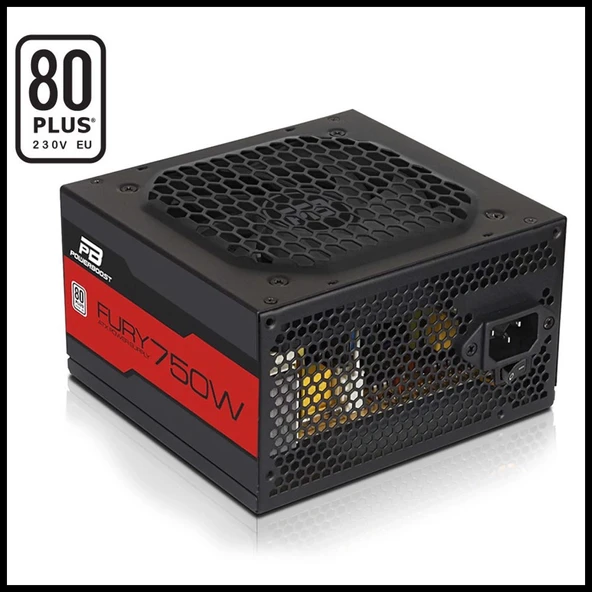 PowerBoost BST-ATX750WEU FURY ACTIVE PFC 750W  80+ GAMING Power Supply (PSU) ürün görseli 1