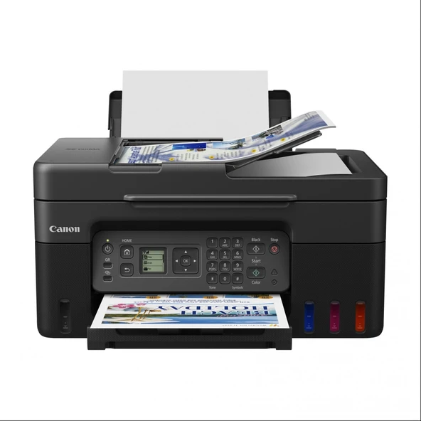 CANON PIXMA G4470, Renkli, Mürekkep Mega Tanklı, Yazıcı, Tarayıcı, Fotokopi, Fax, Wifi, Bulut, ADF, ORİJİNAL MÜREKKEP ürün görseli 1