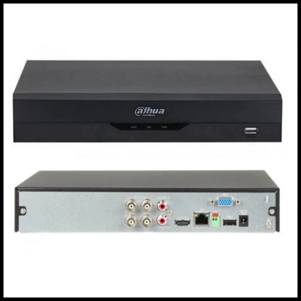 DAHUA XVR5104HS-5M-I3, 4Kanal, 5Mpix, H265+, 1 HDD Desteği, 5in1 DVR Cihazı ürün görseli 1