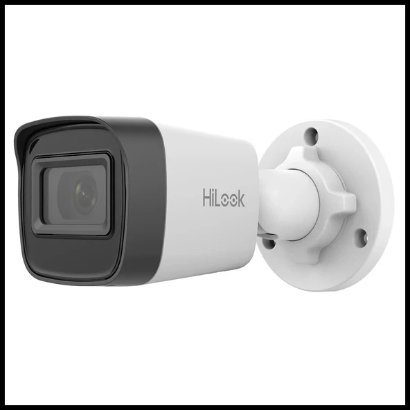 HILOOK IPC-B121H-C, 2Mpix, 2.8mm Lens, H265+, 30Mt Gece Görüşü, PoE, Bullet, IP Kamera ürün görseli 1