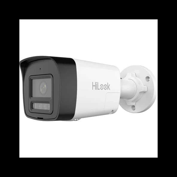 HILOOK IPC-B120HA-LUFC, 2Mpix, 2,8mm Lens, H265+, Dual Light, 30Mt Gece Görüşü, Dahili Mikrofon, IP67, PoE, Bullet, IP K ürün görseli 1