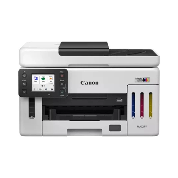 CANON MAXIFY GX6140, Renkli, Mürekkep Mega Tanklı, Yazıcı, Tarayıcı, Wifi, Lan, Duplex, ORİJİNAL MÜREKKEP ürün görseli 1