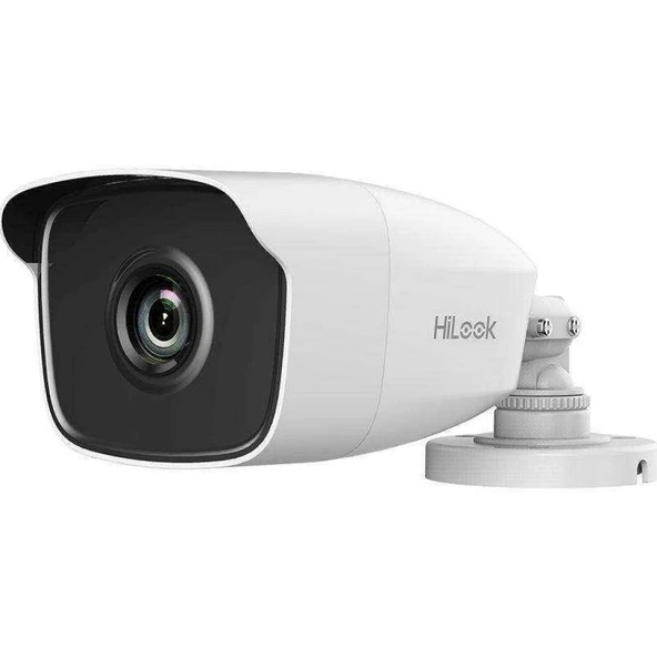 HILOOK THC-B220-PC, 2Mpix, 3.6mm Lens, 40Mt Gece Görüşü, IP66, OSD Menü, Metal Ayak, Metal Güneşlik, Bullet, Büyük Kamer ürün görseli 1