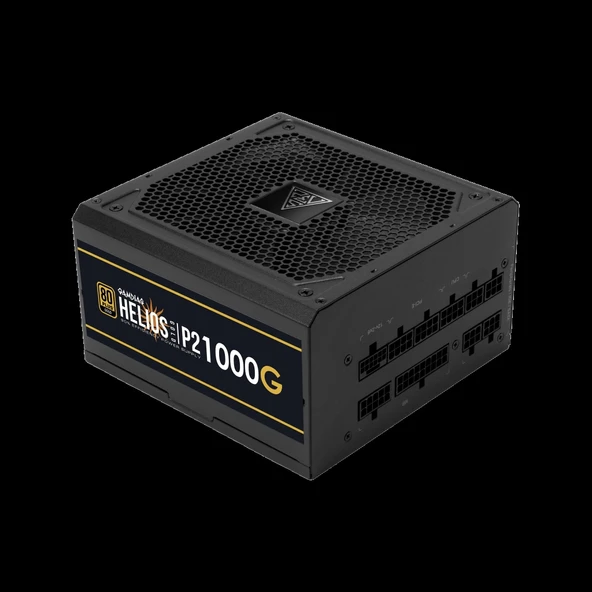 GAMDIAS HELIOS P2-1000G, 1000W, 80+ Gold, Full Modüler, Aktif PFC, GAMING, ATX, Power Supply (PSU) ürün görseli 1