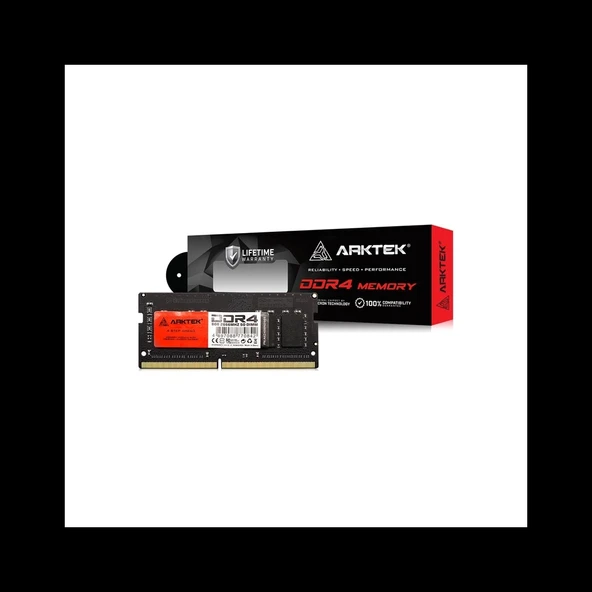 ARKTEK AKD4S8N2666, 8GB, DDR4, 2666Mhz, 1,2V, CL19, Notebook, SODIMM RAM ürün görseli 1
