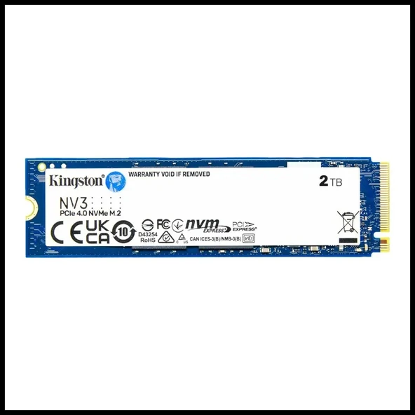 KINGSTON SNV3S/2000G, NV3, 2TB, 6000/5000, Gen4, NVME PCIe M.2 2280, SSD ürün görseli 1