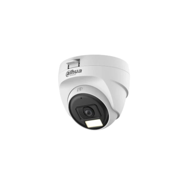 DAHUA HAC-T1A51P-U-IL-A-0280B, 5Mpix, 2.8mm Lens, 25 Mt Gece Görüşü, Smart Dual Light, Dahili Mikrofon, Dome Kamera ürün görseli 1