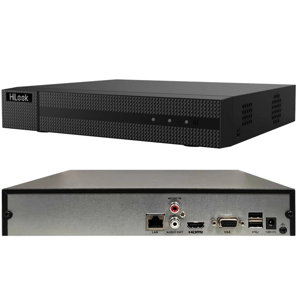 HILOOK NVR-116MH-C, 16Kanal, 8Mpix, H265+, 1 HDD Desteği, 1080P Kayıt, 160Mbps Bant Genişliği, 4K Motion Detection 2.0, ürün görseli 1