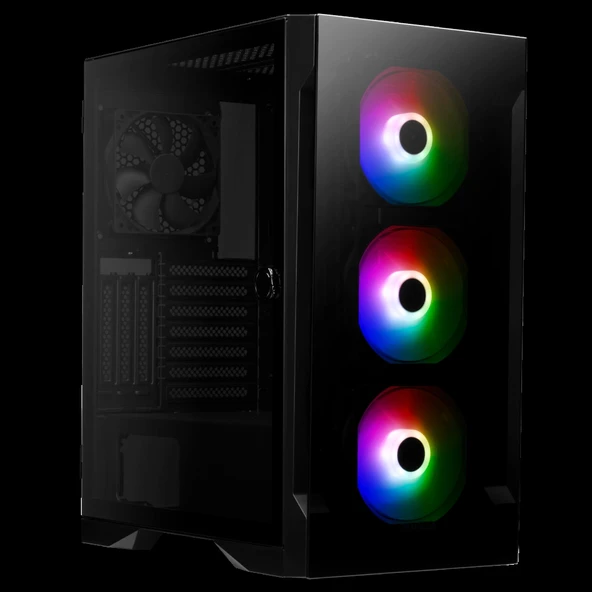 GAMDIAS TALOS E2 Elite, 750W, 80+ Bronze, Tempered Glass, ARGB, ATX GAMING KASA ürün görseli 1