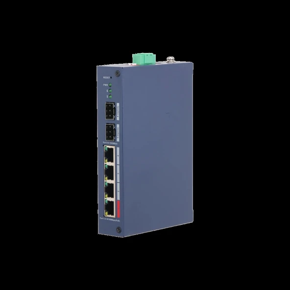 DAHUA CHS4206-4ET-90, 4 Port, Megabit, PoE 90W, 2 Port SFP, Cloud Yönetilebilir, Switch ürün görseli 1