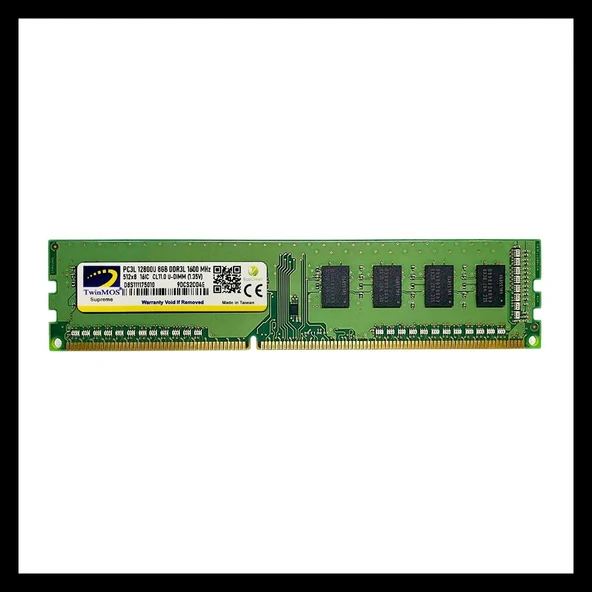 TwinMOS MDD3L8GB1600D, 8GB, DDR3, 1600MHz, 1.35V Desktop Ram ürün görseli 1