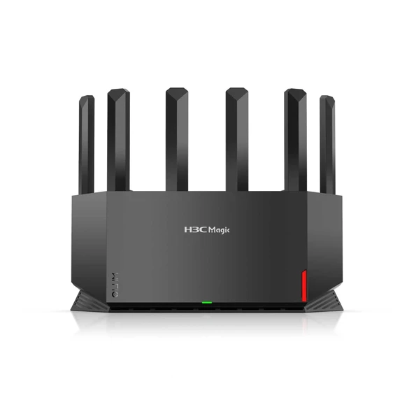 H3C Magic NX54, Dual Band, WiFi 6, 5400Mbps, 4Port GigaBit, 6ad Anten, Masaüstü, Router, Access Point ürün görseli 1