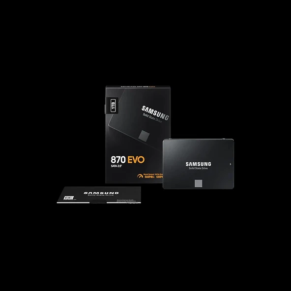 SAMSUNG MZ-77E1T0BW 870 EVO 1TB 560/530, 2,5" SATA SSD (Türkiye Distribütörü Garantili) ürün görseli 1