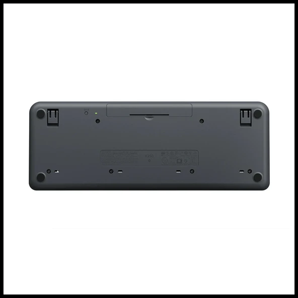 LOGITECH K250, Siyah, 920-013460, Bluetooth, Türkçe Q, Multimedya, Kompakt Klavye - Resim 4