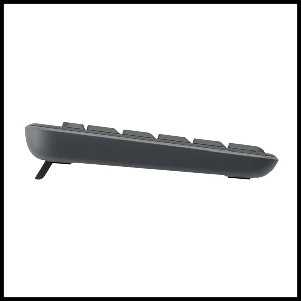 LOGITECH K250, Siyah, 920-013460, Bluetooth, Türkçe Q, Multimedya, Kompakt Klavye - Resim 5