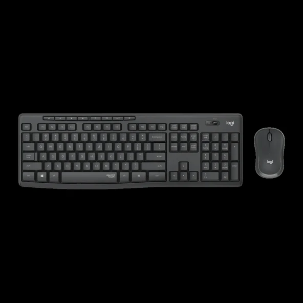 LOGITECH MK295 Siyah, 920-009804, Kablosuz, Türkçe Q, Klavye Mouse Set ürün görseli 1