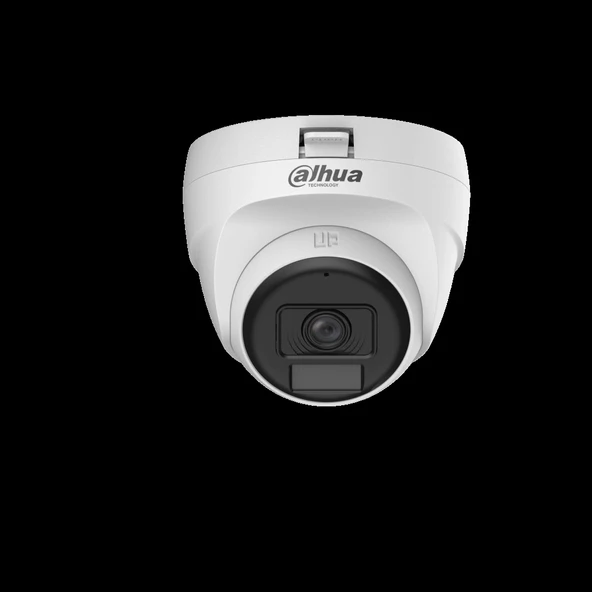 DAHUA HAC-T1A21P-U-IL-A-0280B, 2Mpix, 2.8mm Lens, 25 Mt Gece Görüşü, Smart Dual Light, Dahili Mikrofon, Dome Kamera ürün görseli 1