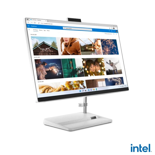 LENOVO F0GH01JCTR, IdeaCentre AIO 3 24IAP7 i5-12450H 23,8" FHD Ekran, 16Gb DDR4 Ram, 512Gb SSD, Paylaşımlı Ekran Ka ürün görseli 1