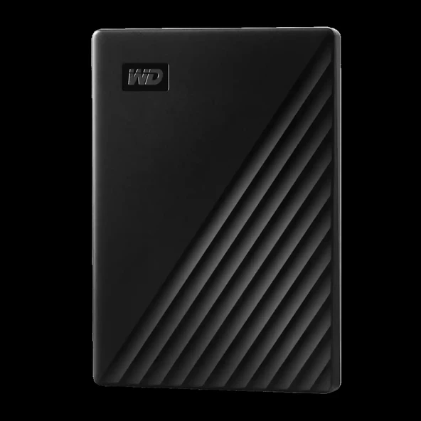 WD WDBYVG0010BBK-WESN, My Passport, 1TB, 2.5", USB3.2, Taşınabilir, Harici HDD, Siyah (Türkiye Distribütörü Garanti ürün görseli 1