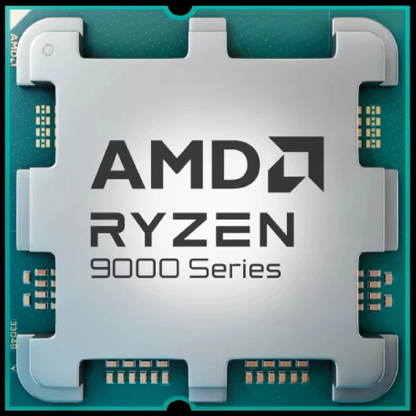AMD RYZEN 9 9900X, 12 Core, 4,40-5.60GHz, 76Mb Cache, 120W,  AM5 Soket, TRAY (Dahili Grafik VAR, Fan YOK) ürün görseli 1