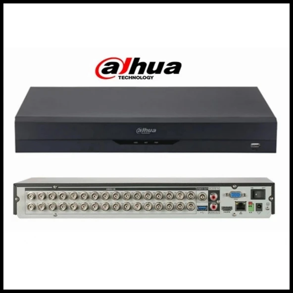 DAHUA XVR4232AN-I, 32Kanal, 2Mpix, H265+, 2 HDD Desteği, 5in1 DVR Cihazı ürün görseli 1