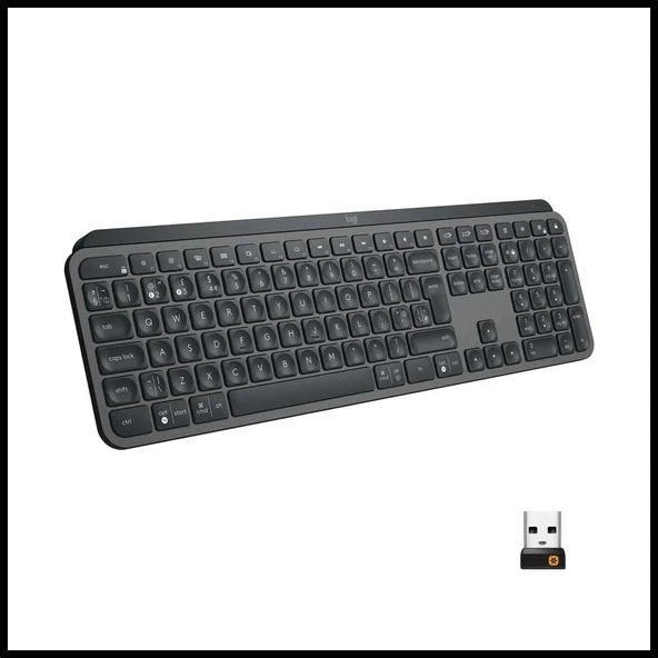 LOGITECH MX Keys S, 920-011594, Bluetooth, Türkçe Q, Multimedya, Gelişmiş Aydınlatmalı, Klavye ürün görseli 1