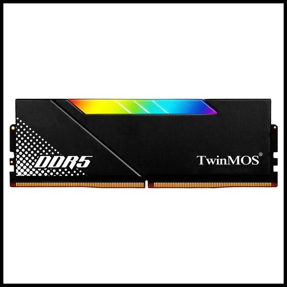 TwinMOS TMD516GB6000URGB36B, VoltX, 16GB,  DDR5, 6000MHz, CL36, 1.35V, RGB, Desktop Ram (Soğutuculu) ürün görseli 1