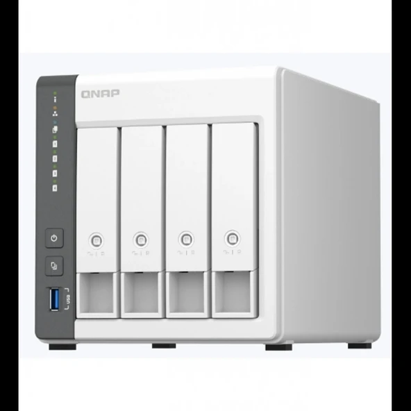 QNAP TurboNAS TS-433-4G, 4Gb Ram, 4xYuvalı, Tower NAS ürün görseli 1