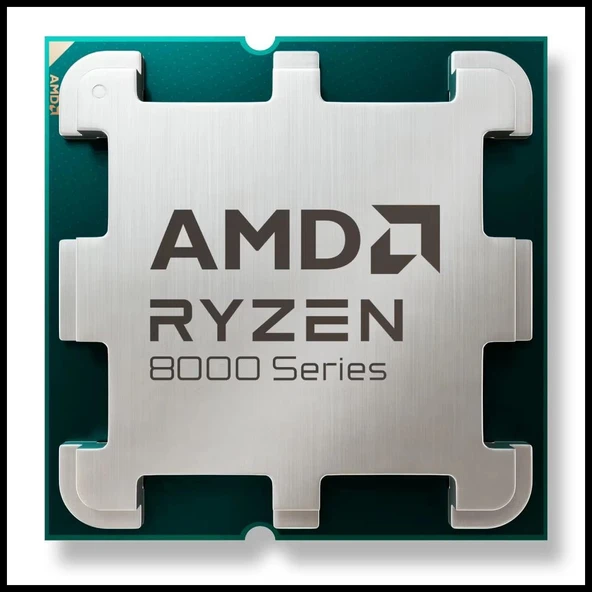 AMD RYZEN 5 8400F 6 Core, 4,20-4.70GHz, 16Mb Cache, 65W,  AM5 Soket, TRAY, (Dahili Grafik YOK, Fan YOK) ürün görseli 1