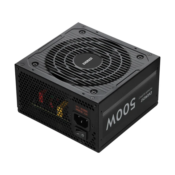 EVEREST EPS-500A, 500W, 12cm Fan, ATX, GAMING Power Supply (PSU) Bulk ürün görseli 1