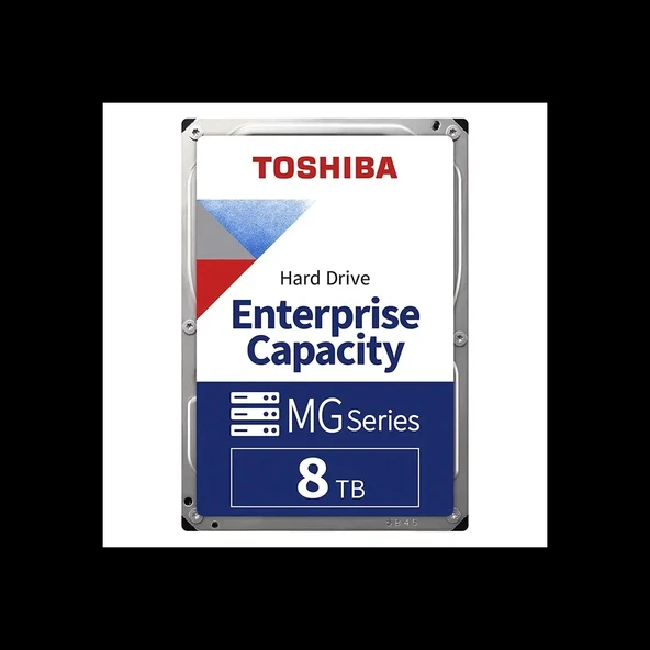 TOSHIBA ENTERPRISE, MG10ADA800E, 3.5", 8TB, 512Mb 7200 Rpm, 7/24 Güvenlik, Data Center, Nas, Server, HDD (Türkiye D ürün görseli 1