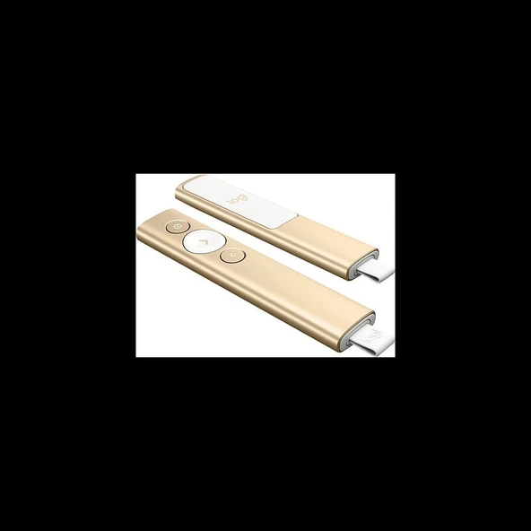 LOGITECH 910-004862, Spotlight Wireless Presenter, Sunum Cihazı (Gold) ürün görseli 1