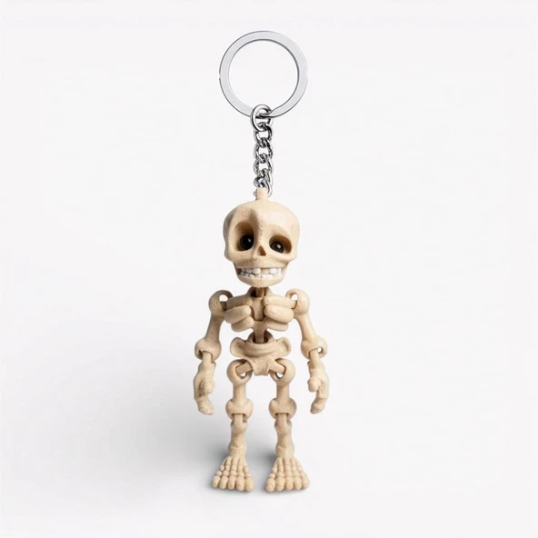 İskelet Anahtarlık, Çanta Charmı ve Aksesuarı, Sevgiliye Hediye Halloween Oyuncak - Skibz ürün görseli 1