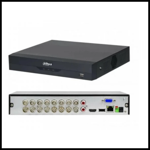 DAHUA XVR5116HS-5M-I3, 16 Kanal, 5Mpix H265+, 1 HDD, 5in1 DVR Cihazı ürün görseli 1