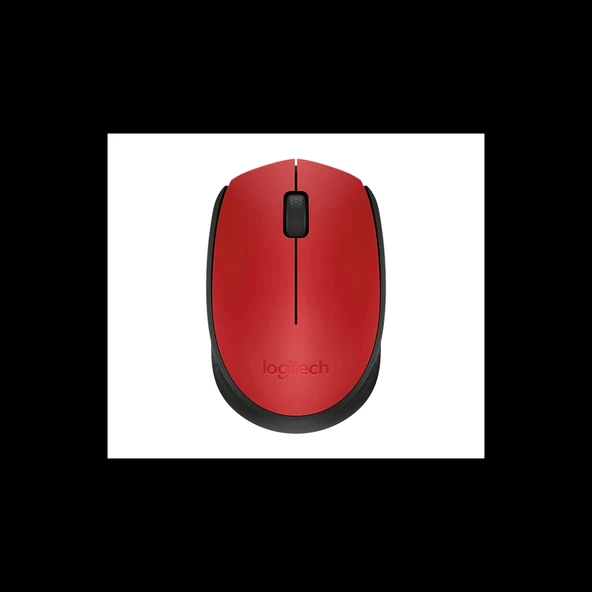 LOGITECH 910-004641, M171 Kırmızı, USB Nano 2,4G Kablosuz, 1000dpi, Optik, 3 Tuşlu, 12ay Pil Ömrü, Mouse ürün görseli 1