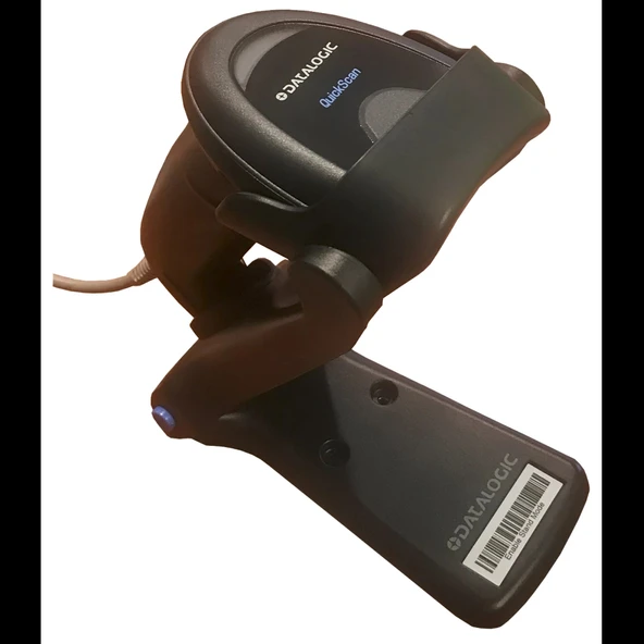 DATALOGIC Quickscan QD2220, EL Tipi, Laser, USB Kablolu, 1D, Barkod Okuyucu (Ayaklı) ürün görseli 1