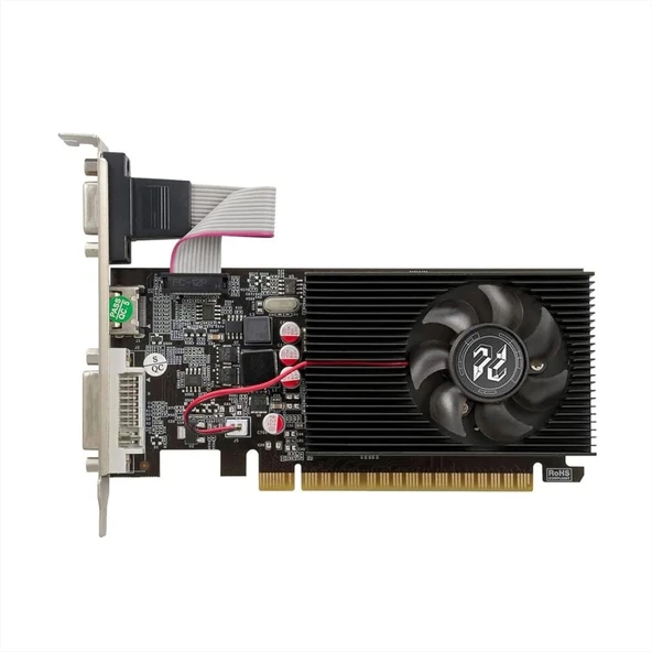 PELADN Nvidia GT 730, 2Gb, GDDR3, 64Bit, 1xD-Sub, 1xDVI, 1xHDMI Ekran Kartı ürün görseli 1